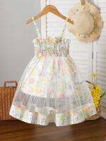 Cross-border Christmas new style children's dress - star strappy dress, festive net fabric puffy dress, baby photo-taking princess dress - Image 2