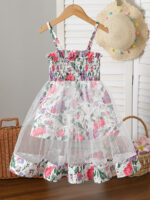 Cross-border Christmas new style children's dress - star strappy dress, festive net fabric puffy dress, baby photo-taking princess dress - Image 3